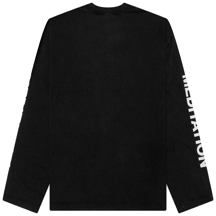 Jungles Meditation Long Sleeve Tee Black