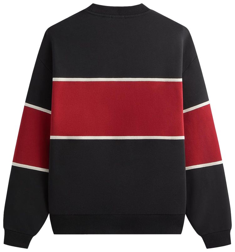 Kith Chicago Panelled Nelson Crewneck Black