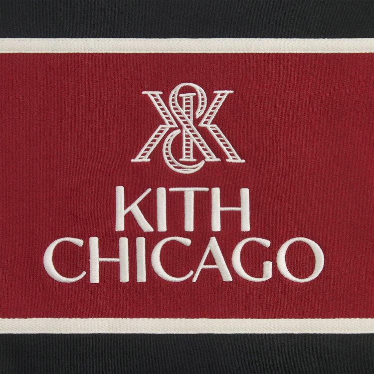 Kith Chicago Panelled Nelson Crewneck Black