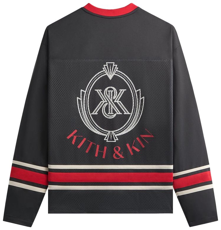 Kith Chicago Long Sleeve Malik Jersey Black