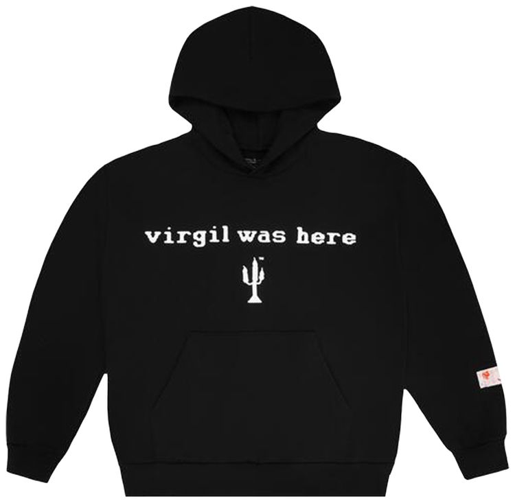 Cactus Plant Flea Market x VAA Virgil Was Here Hooded Sweatshirt Black