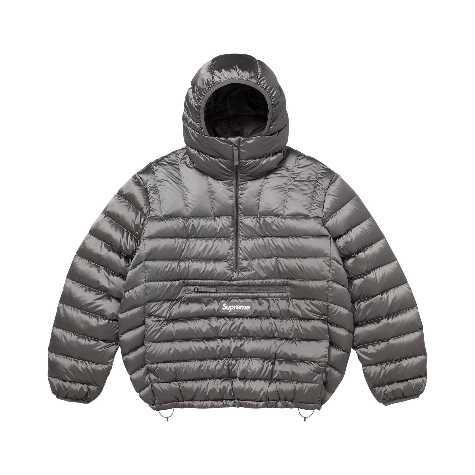 ジャケット・アウター Supreme Hooded Logo Half Zip Pullover Supreme Hooded Logo Half Zip Pullover Black Men's - FW17 - US