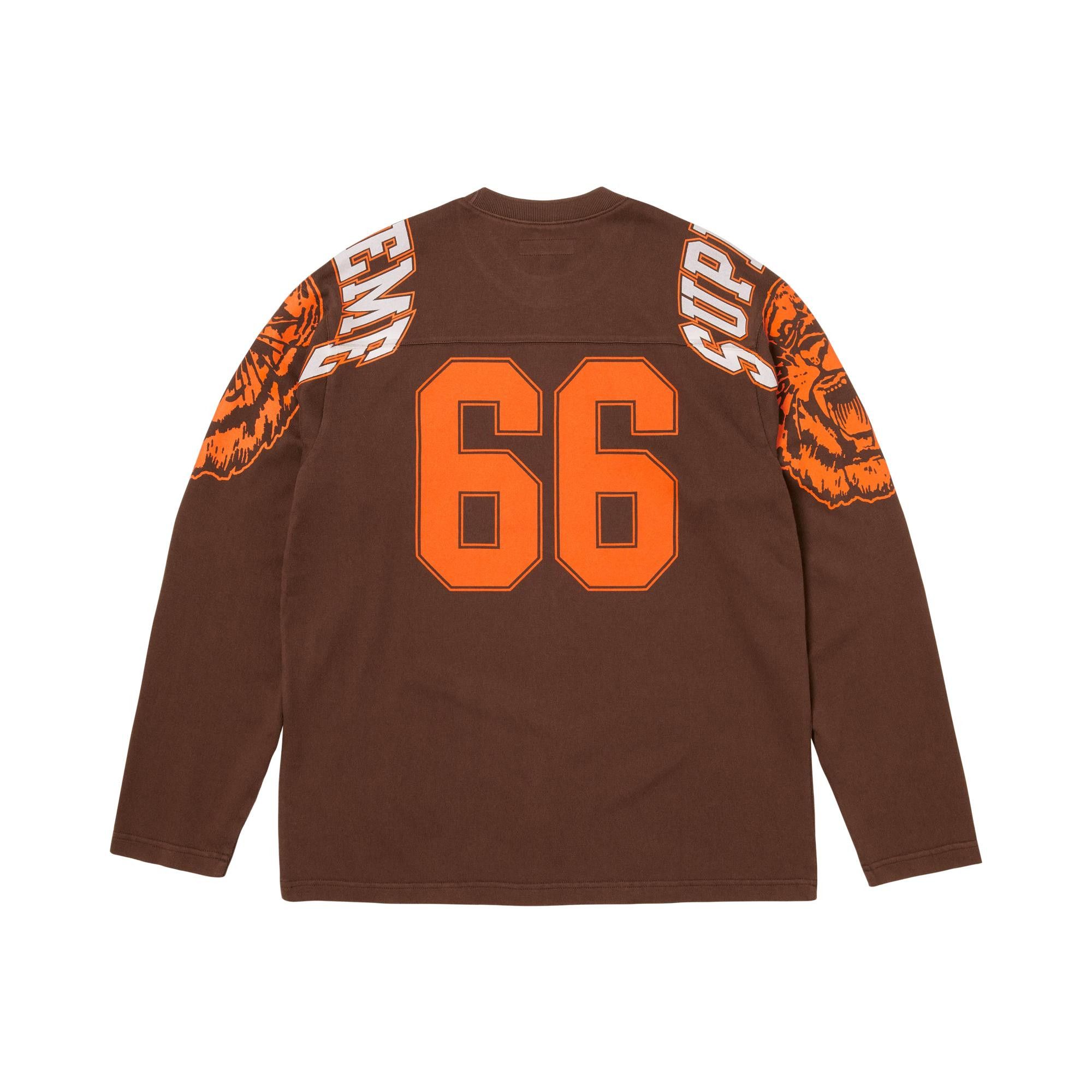 Buy Supreme Mascot Long-Sleeve Football Top 'Brown' - FW25KN25