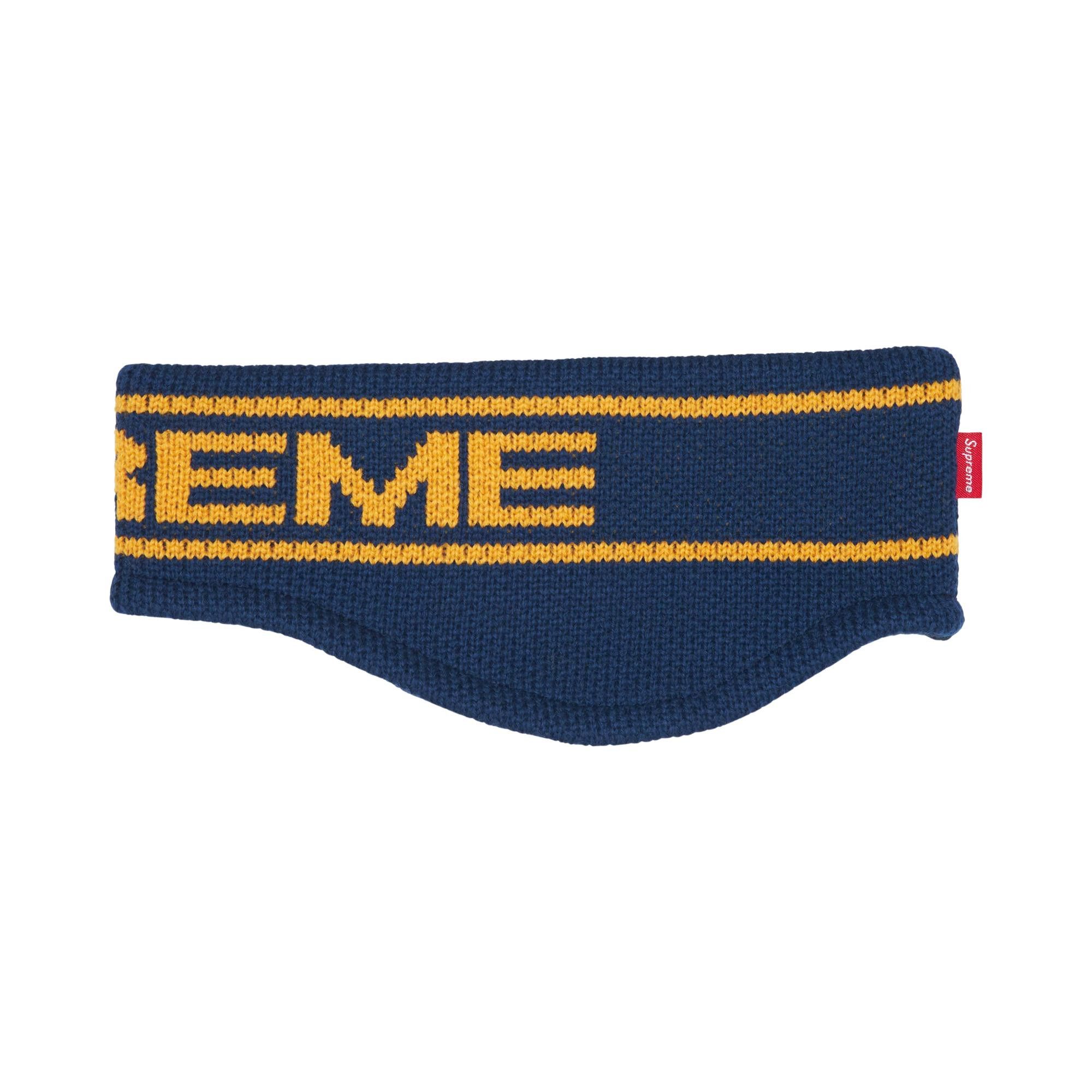 Buy Supreme Contrast Logo Headband 'Navy' - FW25BN50 NAVY | GOAT