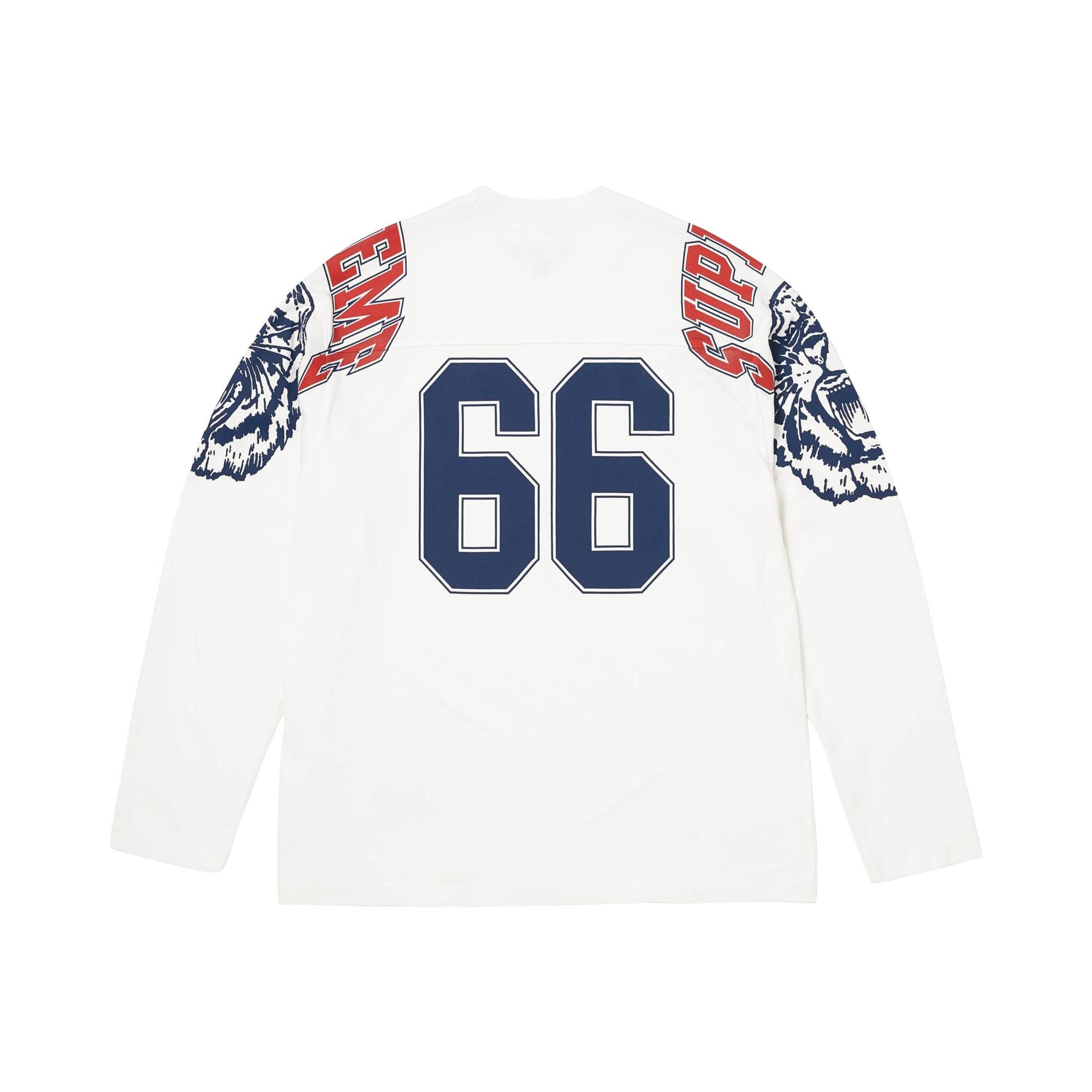 Buy Supreme Mascot Long-Sleeve Football Top 'White' - FW25KN25