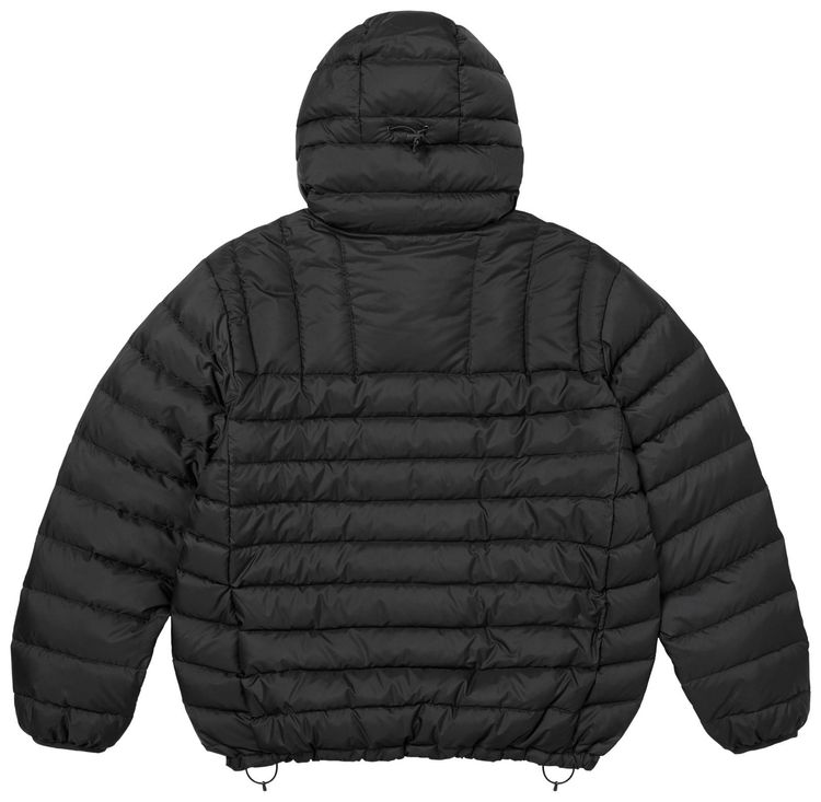 Supreme Micro Down Half Zip Hooded Pullover Black