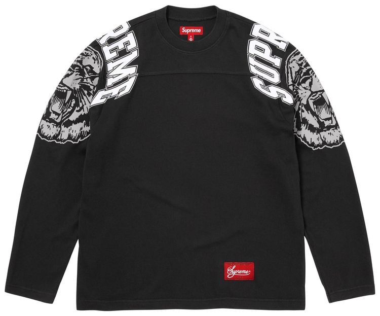 Supreme Mascot Long Sleeve Football Top Black
