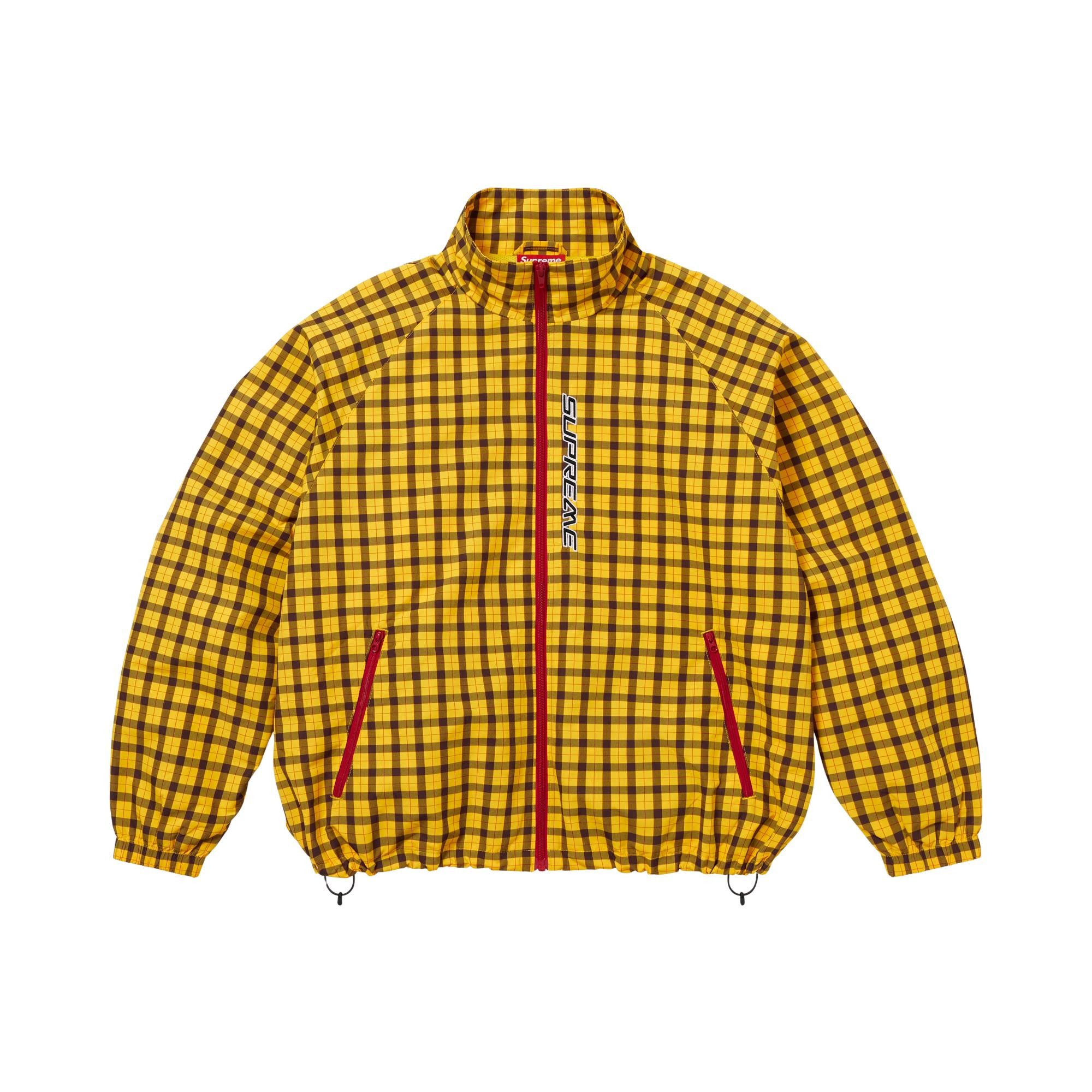 Buy Supreme Plaid Track Jacket 'Yellow' - FW25J96 YELLOW | GOAT