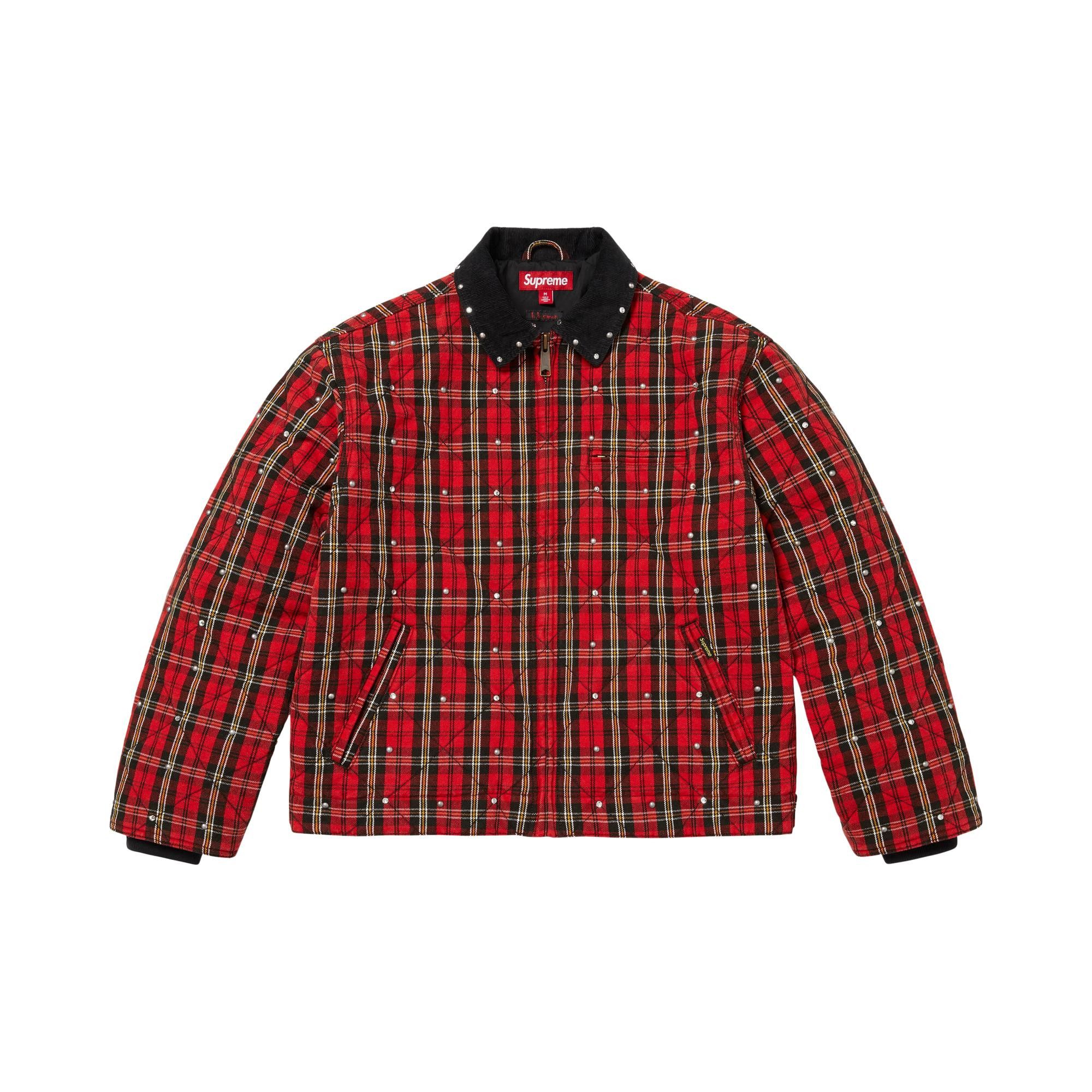 Buy Supreme x B.B. Simon Quilted Work Jacket 'Plaid' - FW25J89