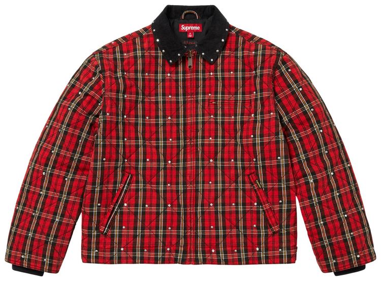 Supreme x BB Simon Quilted Work Jacket Plaid
