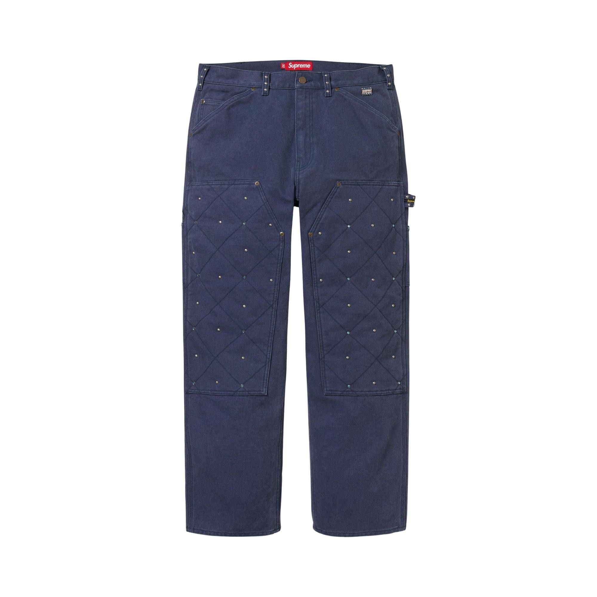 Buy Supreme x B.B. Simon Quilted Double Knee Painter Pant 'Navy