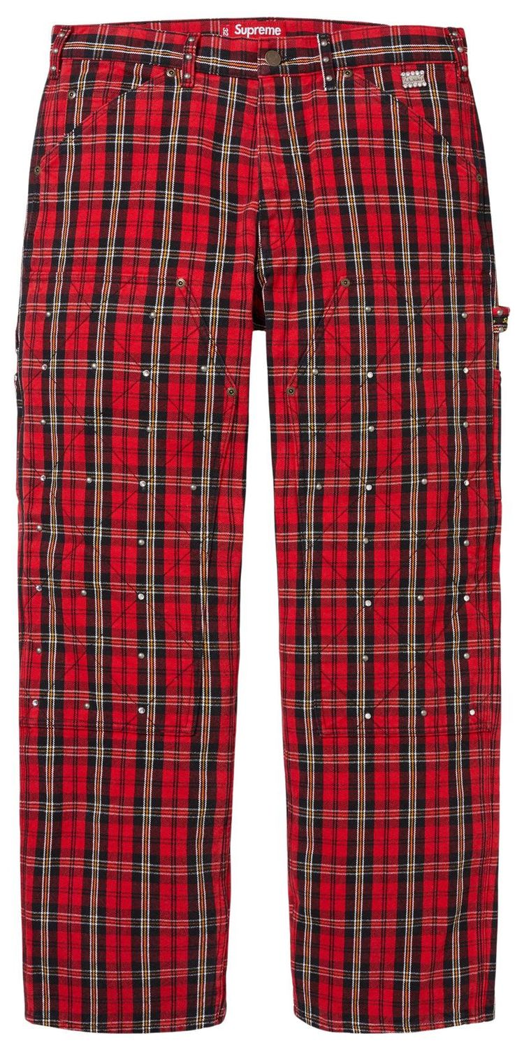 Supreme x BB Simon Quilted Double Knee Painter Pant Plaid
