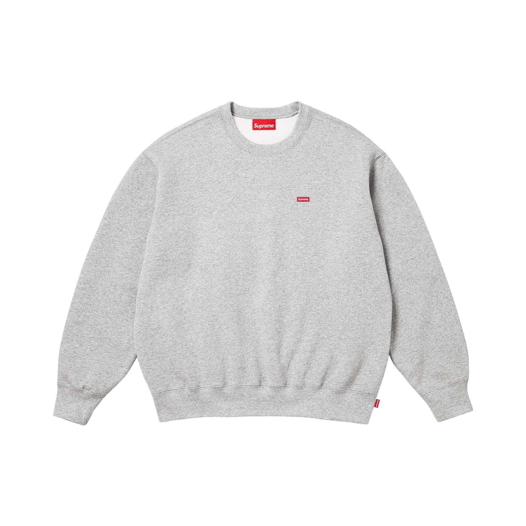 Buy Supreme Small Box Crewneck 'Heather Grey' - FW25SW7 HEATHER
