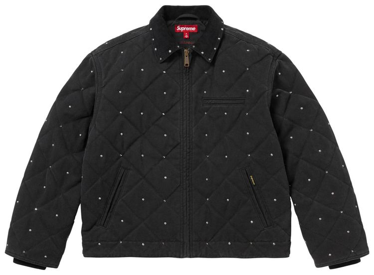 Supreme x BB Simon Quilted Work Jacket Black