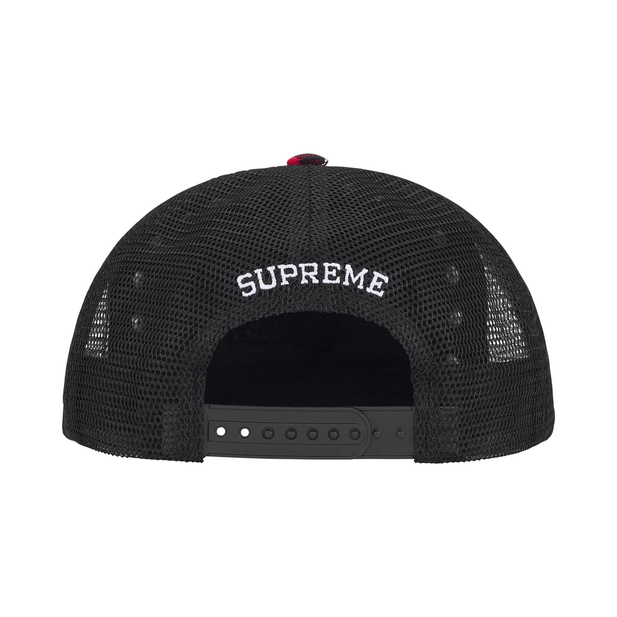 Buy Supreme x B.B. Simon Studded Mesh Back 5-Panel 'Plaid