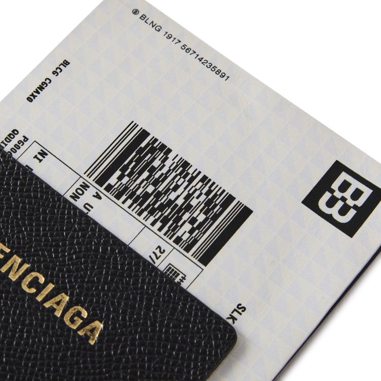 Balenciaga Passport Long Wallet Passport Blue