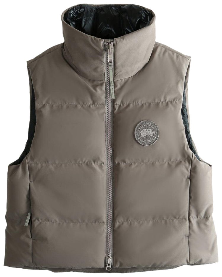 Canada Goose Grandview Cropped Vest Taupe Grey
