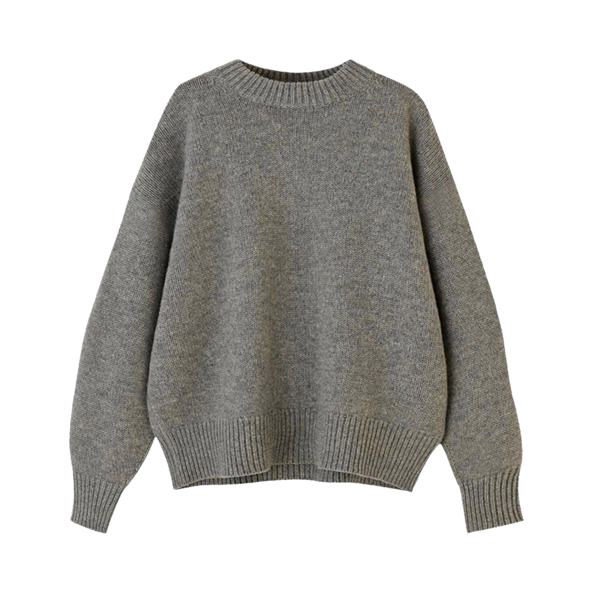STUDIO NICHOLSON OVERSIZED KNIT ニット セーター Buy Studio Nicholson 5G Oversized Crew Neck Knitwear 'Natural Marl