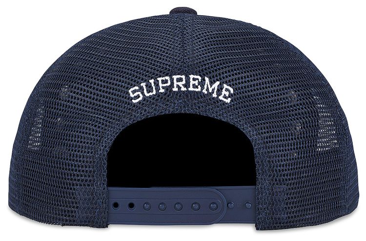 Supreme x BB Simon Studded Mesh Back 5 Panel Navy