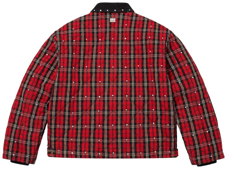Supreme x BB Simon Quilted Work Jacket Plaid