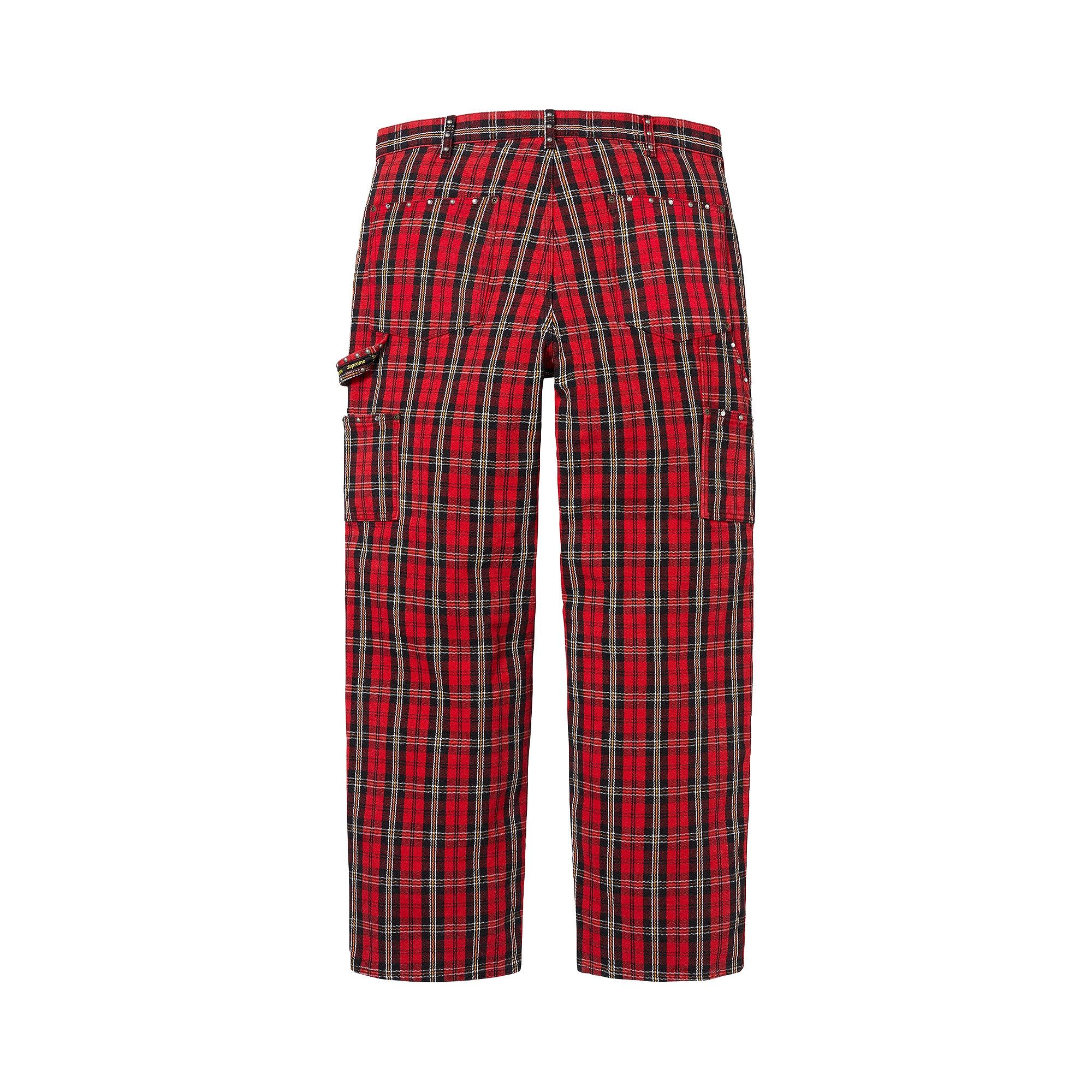 Buy Supreme x B.B. Simon Quilted Double Knee Painter Pant 'Plaid