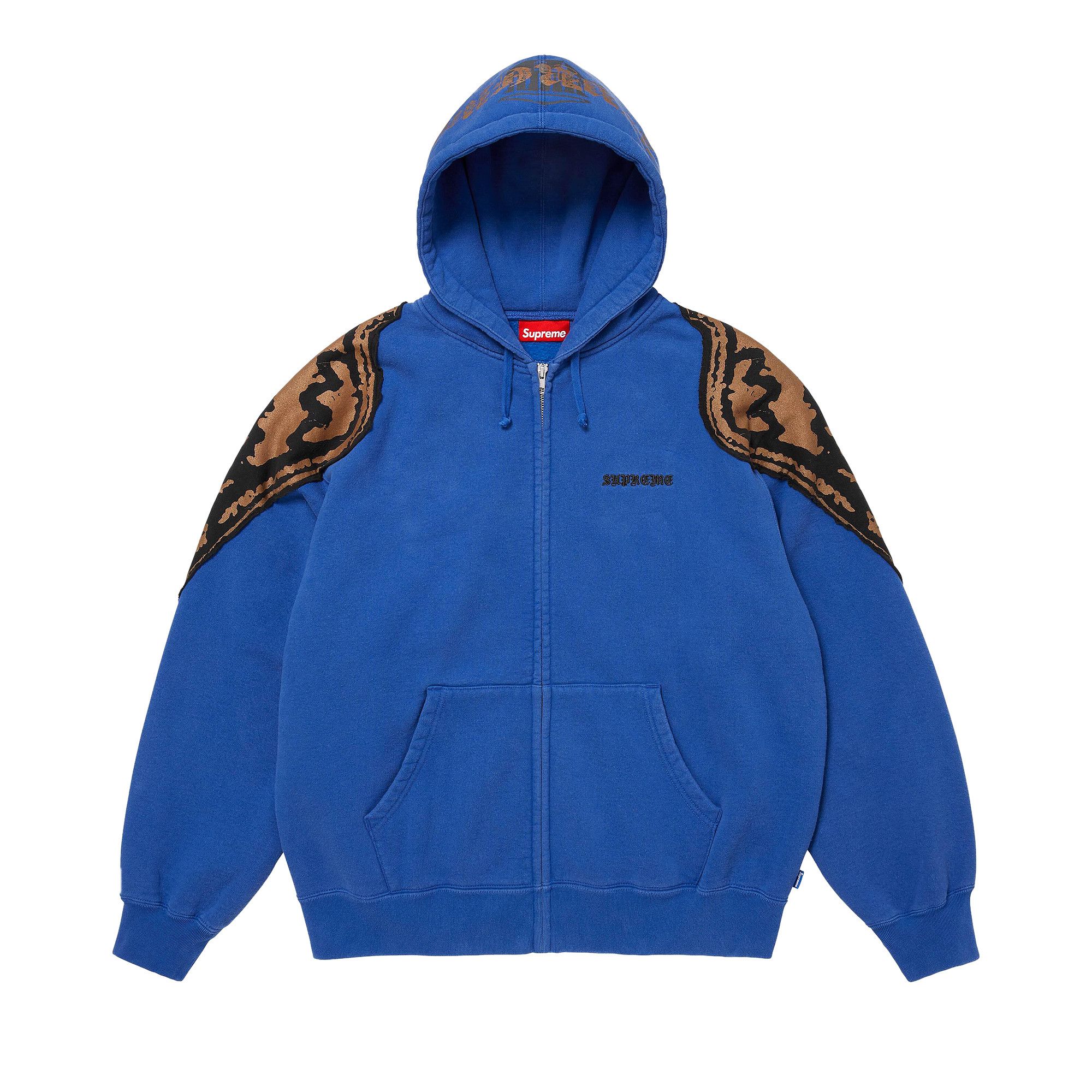 Buy Supreme Wings Zip Up Hooded Sweatshirt 'Royal' - FW25SW71