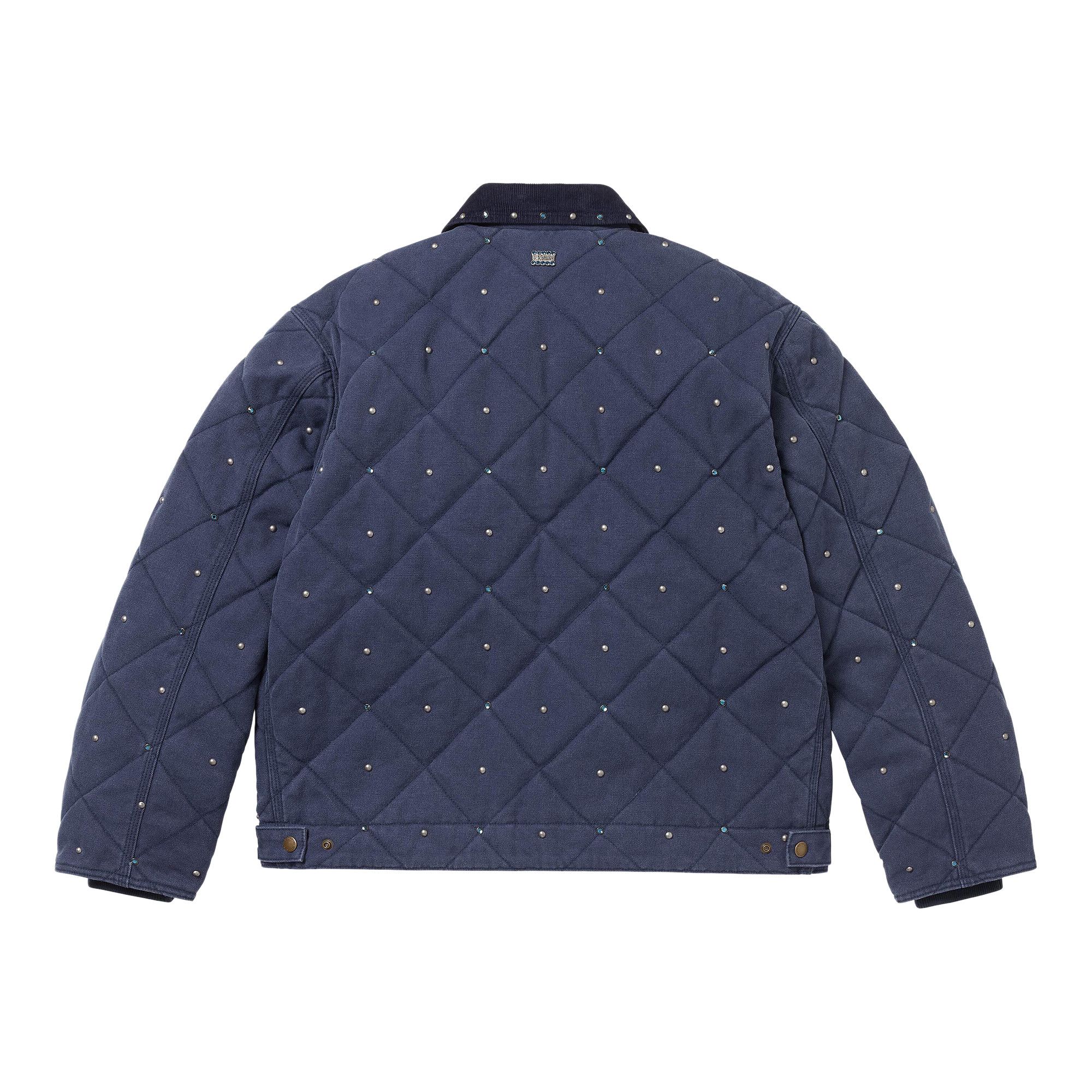 Buy Supreme x B.B. Simon Quilted Work Jacket 'Navy' - FW25J89 NAVY