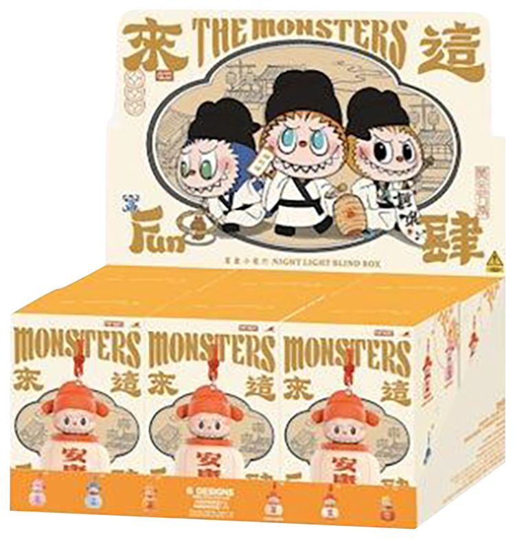 Pop Mart Labubu THE MONSTERS Lets Have Fun Together Series Night Light Sealed Case Mystery 6 Blind Box