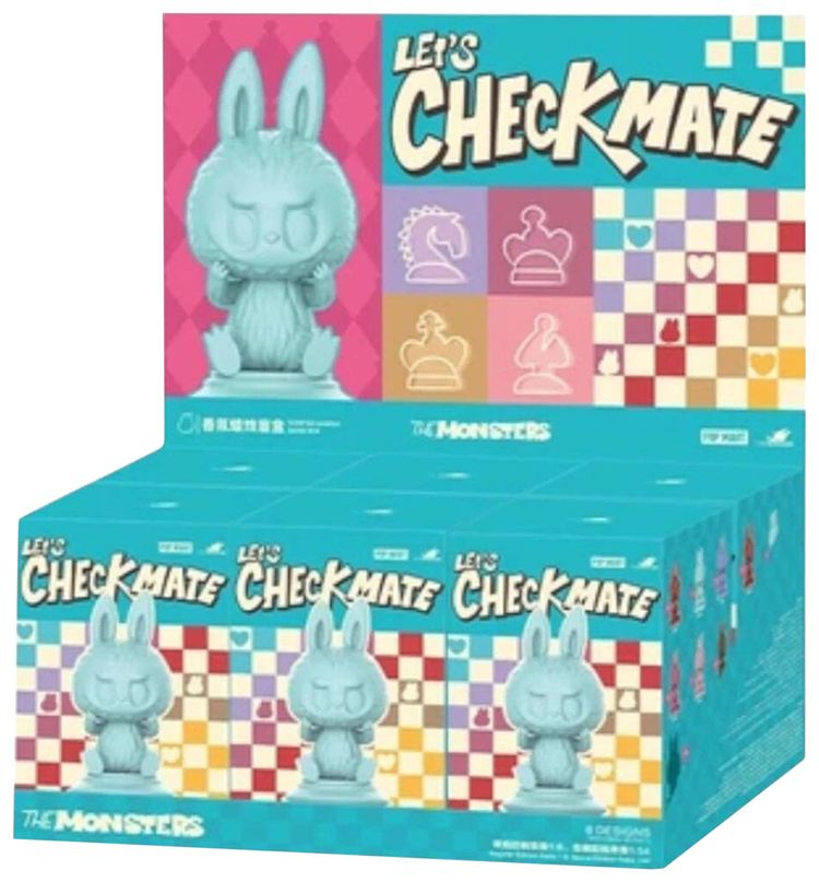 Pop Mart Labubu THE MONSTERS Lets Checkmate Series Scented Candle Sealed Case Mystery 6 Blind Box