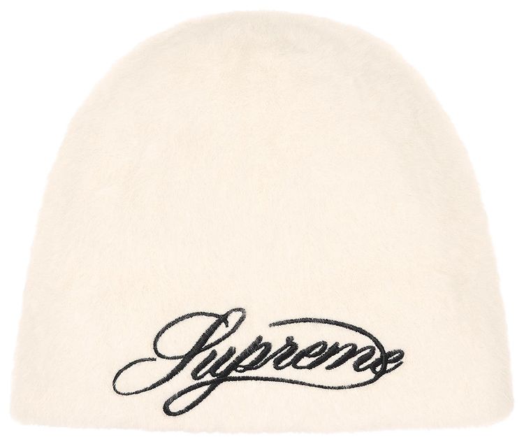 Supreme x Kangol Furgora Script Beanie Ivory