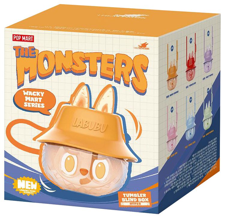 Pop Mart Labubu THE MONSTERS Wacky Mart Series Tumbler Blind Box Single Blind Box Multicolor