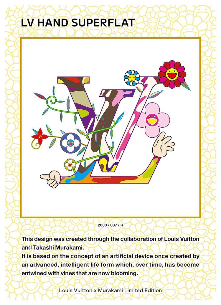 Louis Vuitton x Takashi Murakami LV Hand Superflat Collectible Trading Cards