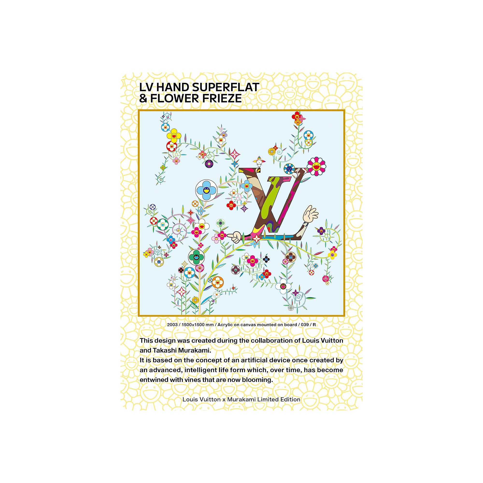 【PSA10】LV HAND SUPERFLAT & FLOWER FRIEZE Buy Louis Vuitton x Takashi Murakami LV Hand Superflat & Flower