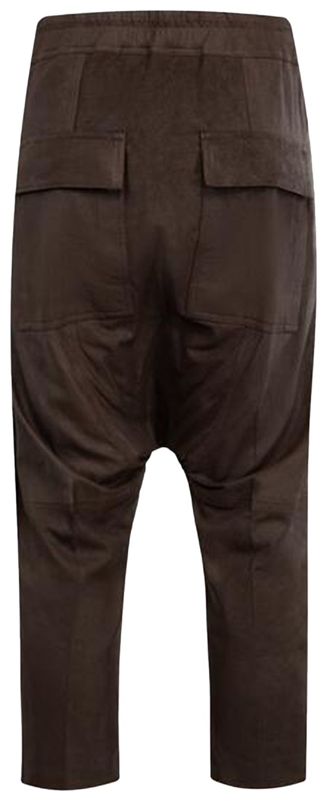 Rick Owens Drawstring Cropped Pant Dark Dust
