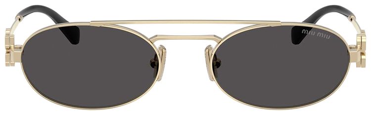 Miu Miu Logo Sunglasses Slate Gray
