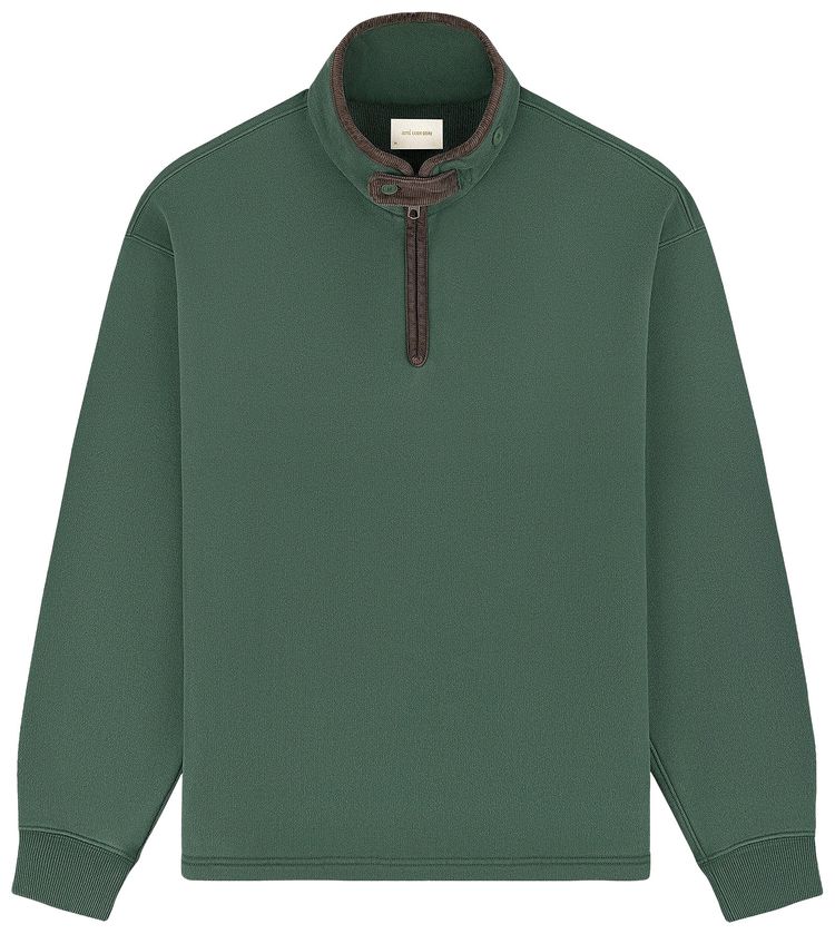 Aime Leon Dore Heritage Quarter Zip Pullover Jungle Green