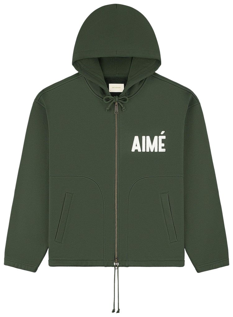 Aime Leon Dore Full Zip Dock Hoodie Climbing Ivy