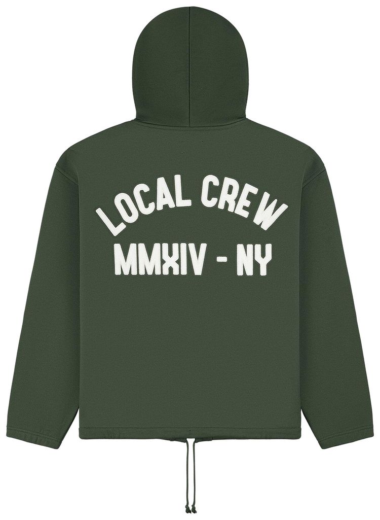 Aime Leon Dore Full Zip Dock Hoodie Climbing Ivy