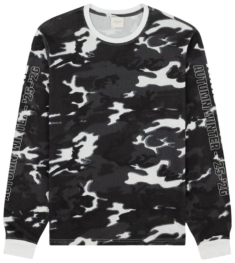 Aime Leon Dore Printed Mesh Moto Tee Snow Camo
