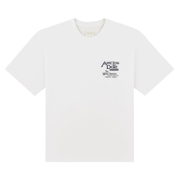 Aime Leon Dore Record Breakers Tee Bright White