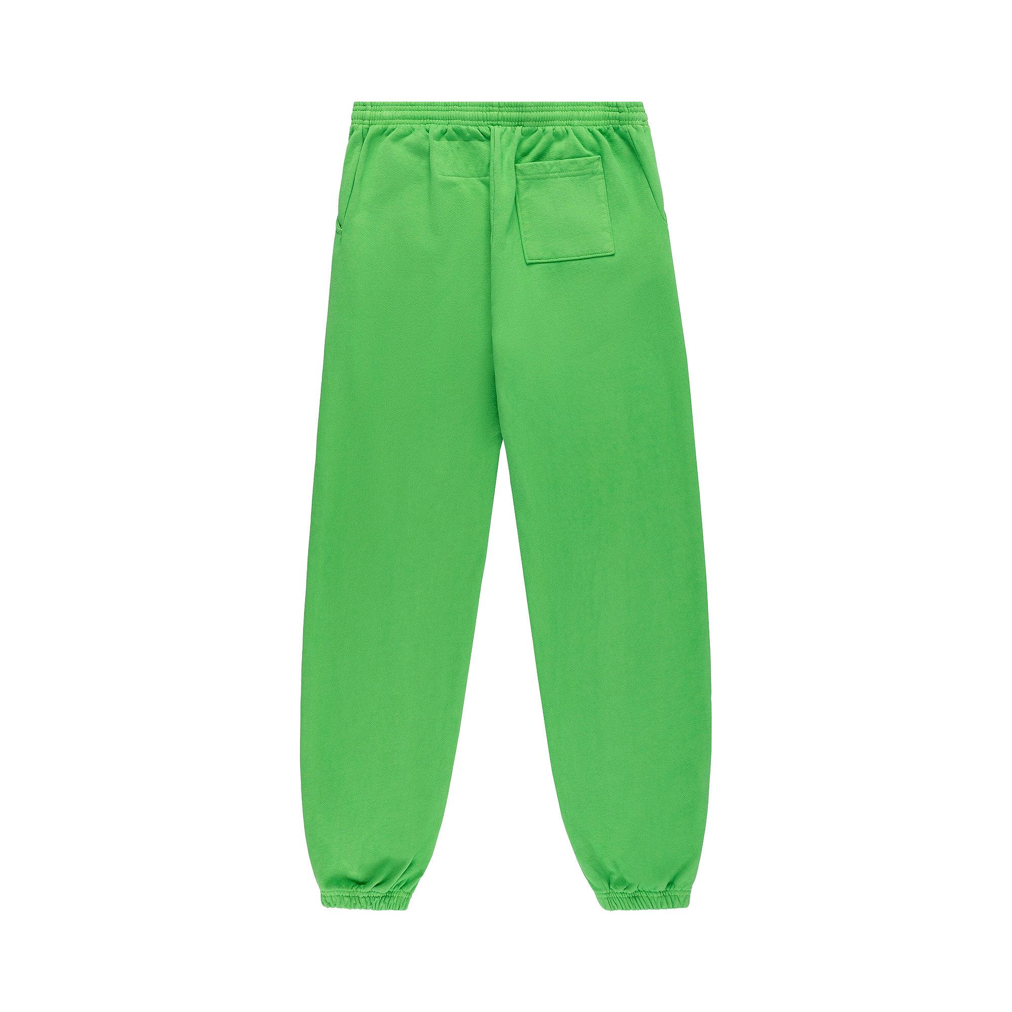 Buy Sp5der Punk V2 Rhinestone Sweatpant 'Bright Green