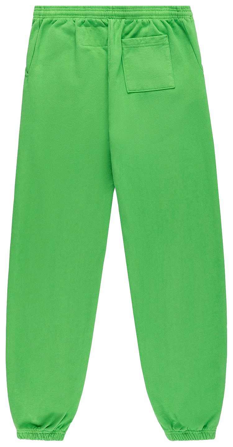 Sp5der Punk V2 Rhinestone Sweatpant Bright Green