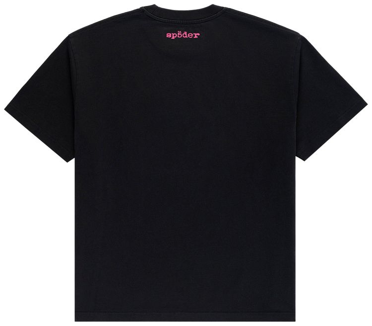Sp5der Star Girl Tee Black