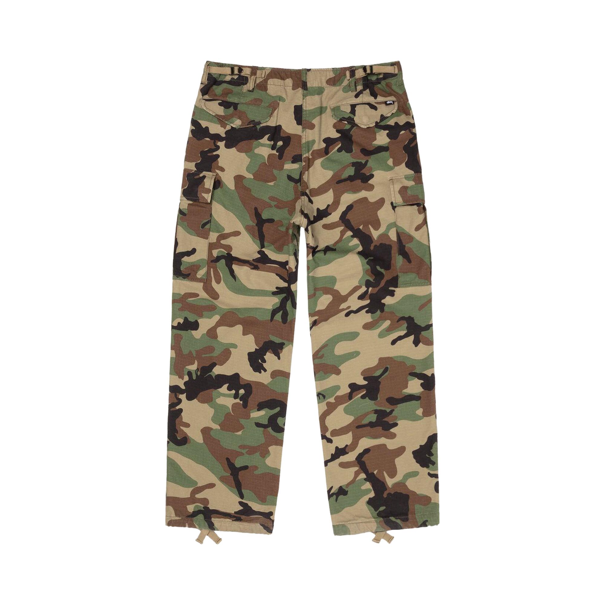 Buy Stussy Cargo Pant 'Woodland Camo' - 116715 WOOD | GOAT
