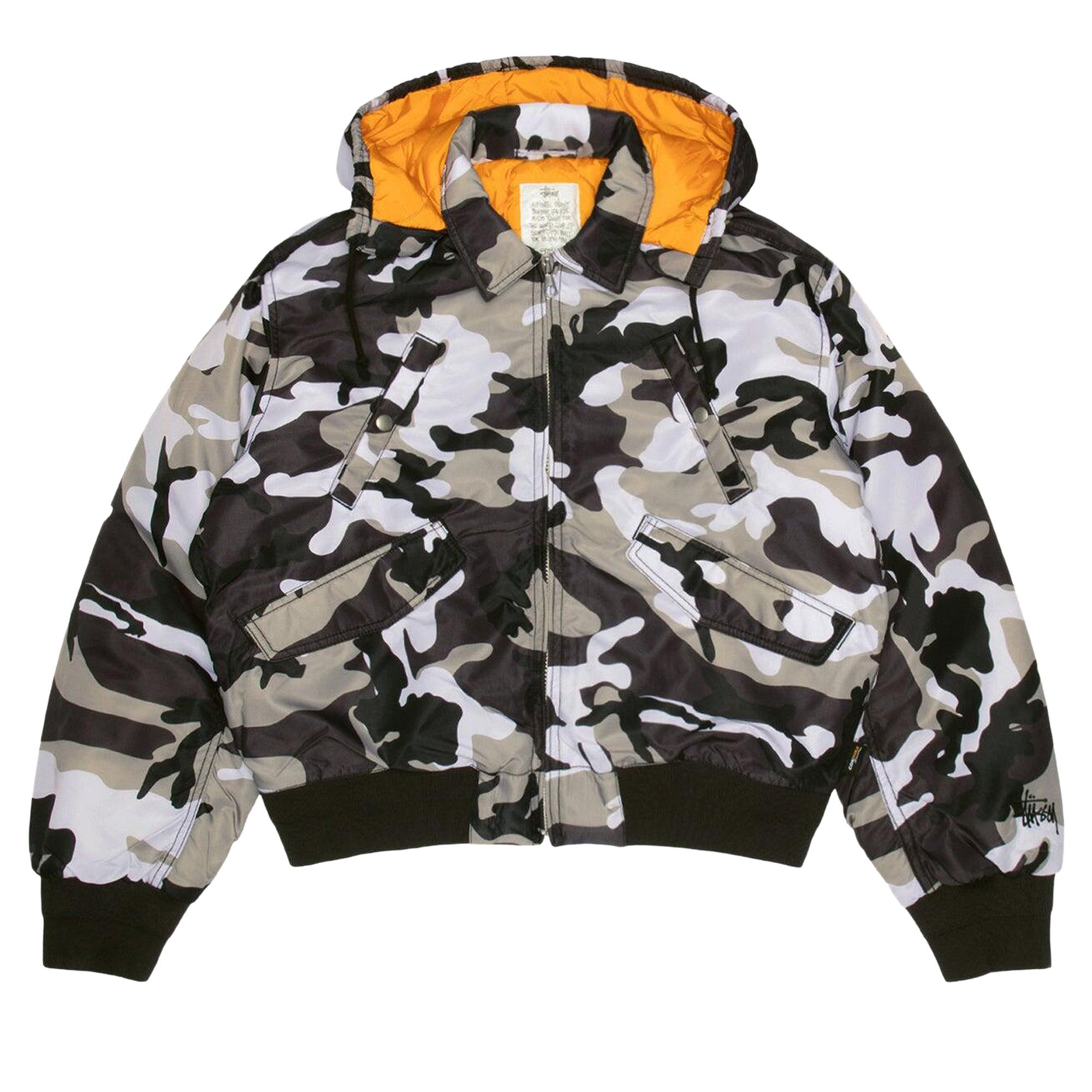 Buy Stussy Flight Bomber 'Snow Camo' - 115865 SNOW | GOAT