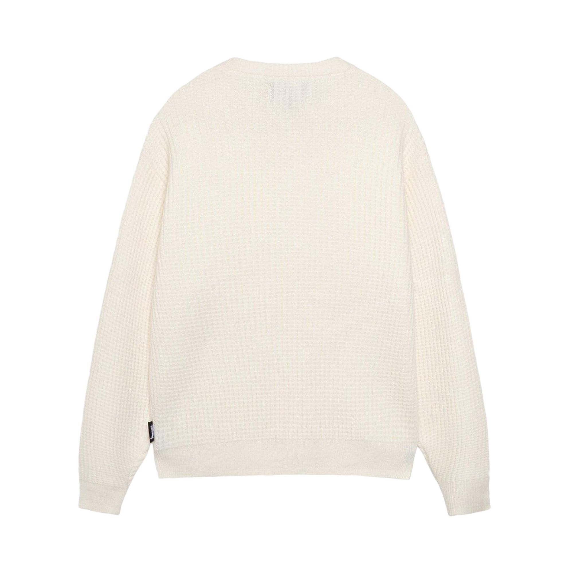 Buy Stussy Waffle Cashmere Crew 'Ivory' - 117257 IVOR | GOAT