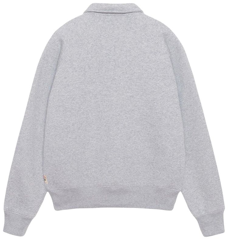 Stussy Relaxed Half Zip Ash Heather