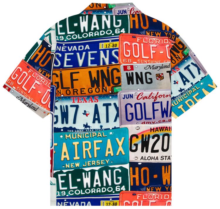 GOLF WANG Roadtrip Rayon Button Up Multicolor