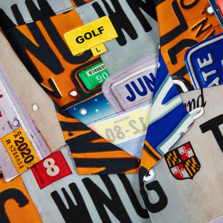 GOLF WANG Roadtrip Rayon Button Up Multicolor