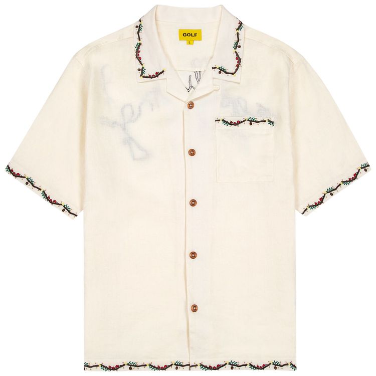 GOLF WANG Autumn Linen Button Up Cream